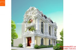 Phối cảnh góc mẫu tân cổ điển 3 tầng (nguồn: maunhadep902.com)