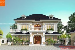 Mẫu biệt thự 2 tầng phong cách tân cổ điển (nguồn: maunhadep902.com)