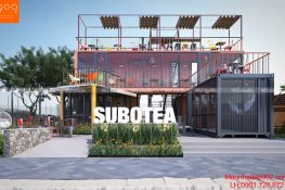 Thiết kế quán cafe nhỏ đẹp - NH08 (nguồn: maunhadep902.com)
