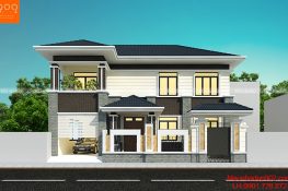 Mẫu thiết kế gara ô tô trong nhà - BT166