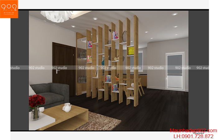 Thiết kế nội thất chung cư - Phòng khách - NT10
