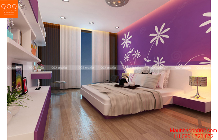 Thiết kế nội thất chung cư - Phòng ngủ - NT11