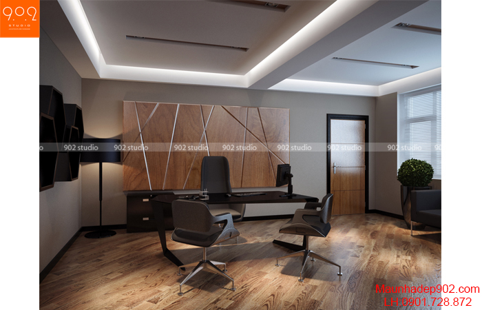 Thiết kế nội thất văn phòng - Phòng giám đốc - NT17
