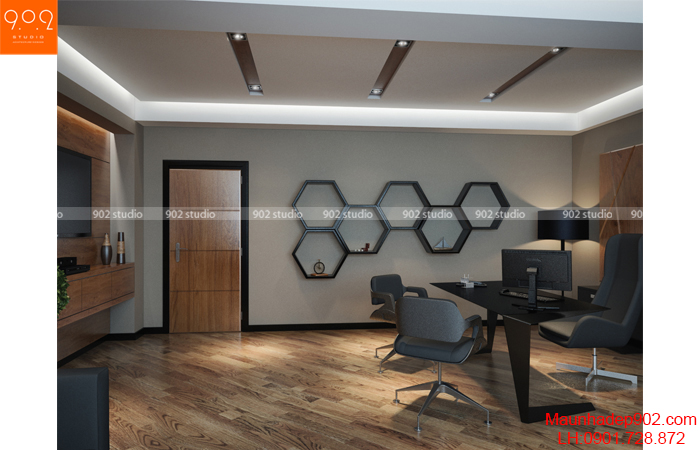 Thiết kế nội thất văn phòng - Phòng giám đốc - NT17