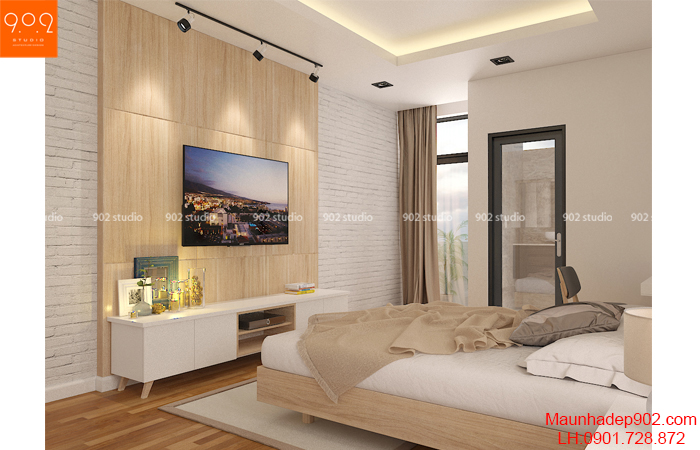 Thiết kế nội thất chung cư - phòng ngủ - NT21