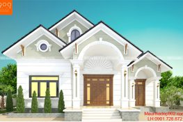 Mẫu thiết kế biệt thự 1 tầng - BT187